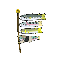 shimizukouen child may 女の子 おめでとう Sticker