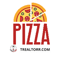 Real Estate Pizza Sticker by Trealtorr
