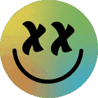 Waxxbarz smiley smiley face waxx waxxed Sticker