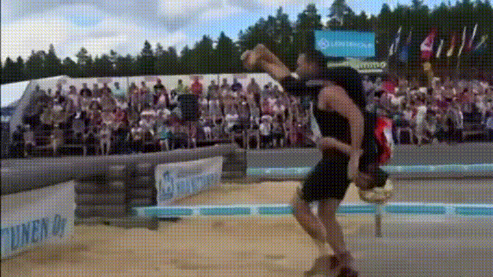 wife carrying GIF