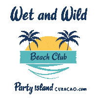 Beach Club Sticker by Party Island Curacao