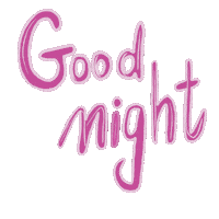 Good Night Sticker