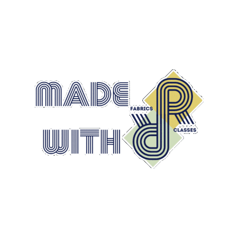 rickracktextiles sewing fabric sewist me made Sticker