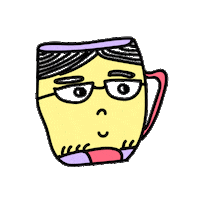 reading glasses no Sticker