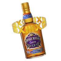 Scotch Whisky Bottle Sticker by Chivas Regal