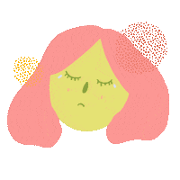 Sad Girl Sticker by Alex Smyth