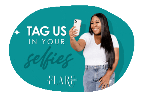 Tag Selfie Sticker by eLaFlare Hair