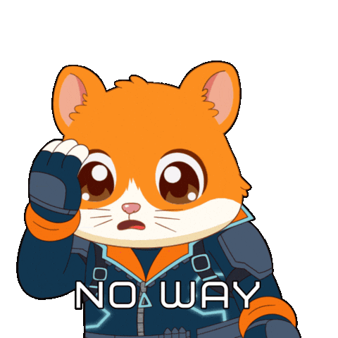 No Way Lol Sticker by Hamieverse
