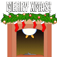 Happy Merry Christmas Sticker by Pudgy Penguins