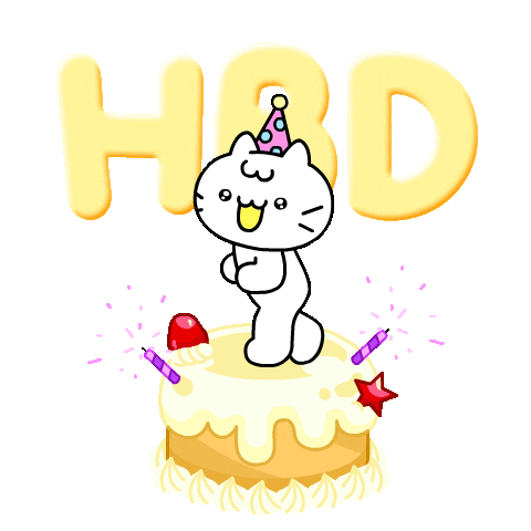 Happy Birthday Dancing Sticker by Mikitti
