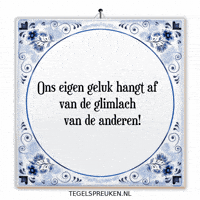 Support Geluk GIF by Tegelspreuken.nl
