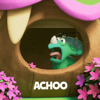 Hay Fever Sneezing GIF by Claynosaurz