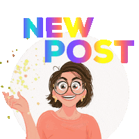 Post Nouveau Sticker