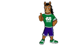Horse Thumbs Up Sticker by Middlesex College