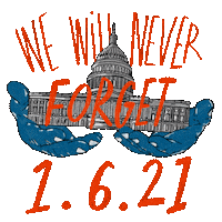 Impeach Never Forget Sticker by Creative Courage