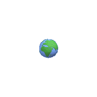 nathanhughesdesigns earth planet stop motion globe Sticker