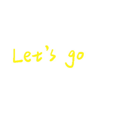 Lets Go Sticker