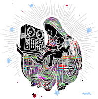 Christmas Jesus Sticker