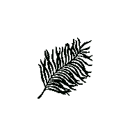 Flower Leaf Sticker