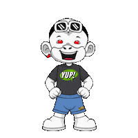Affirmation White Monkey Sticker by Zhot