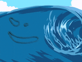 Wave Smile GIF by Adult Swim