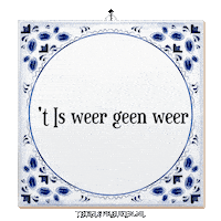 Regen Spreuk Sticker by Tegelspreuken.nl