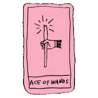 tarot deck sticker by Adam J. Kurtz