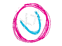 Neon Happy Face Sticker