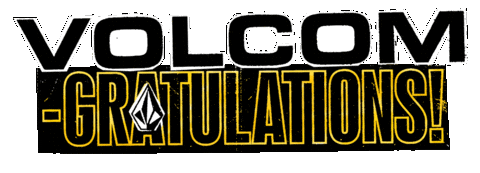 Congrats Congratulations Sticker by Volcom