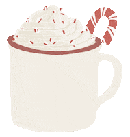 Hot Chocolate Christmas Sticker