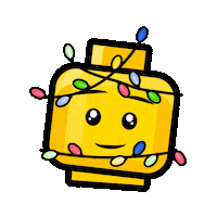 LEGOUA_OFFICIAL reaction christmas holiday lights Sticker