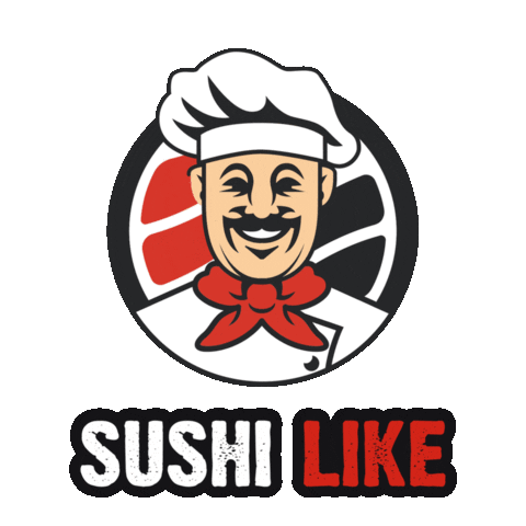 sushilike giphyupload sushi like Sticker