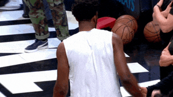 Whats Up Kiss GIF by NBA