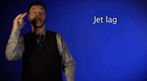 jet lag asl GIF by Sign with Robert