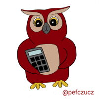 Owl Math GIF by Provozně ekonomická fakulta ČZU