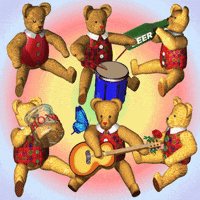 dotdave teddy bear teddy bears drummer teddy bear teddy bear and rose GIF