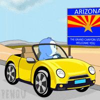 Travel Driving GIF by Pudgy Penguins