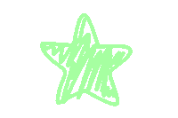 Star Drawing Sticker