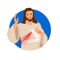 Jesus Mercy Sticker
