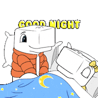 Good Night Kiss Sticker by Ordinary Friends