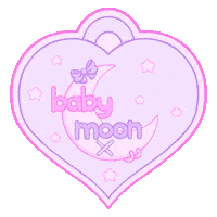 Pink Moon Dreaming Sticker by Lilac's World