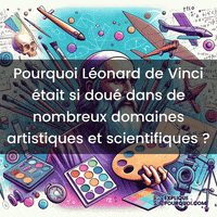 Léonard De Vinci GIF by ExpliquePourquoi.com