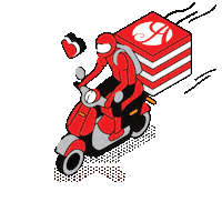 restoamir love yum delivery canada Sticker