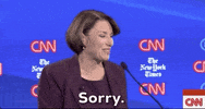 Sorry Amy Klobuchar GIF by GIPHY News