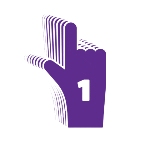 No 1 Hand Sticker by Minnesota Lottery
