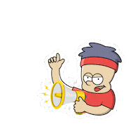 Attention Warning Sticker by dowithtera