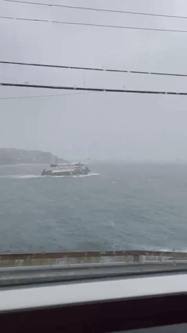 Ferry Rocks as Post-Tropical Storm Earl Lashes Newfoundland