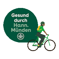 Bike Durch Sticker by AOK Niedersachsen