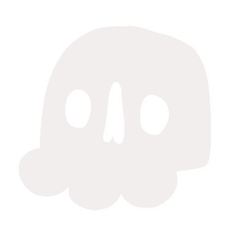 Illustration Skull Sticker