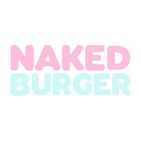 Big Naked Sticker by Naked vegan burger